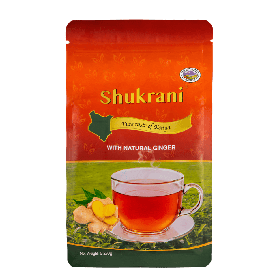 شاي الشكراني - شاي أسود ذو أوراق فضفاضة مع الزنجبيل الطبيعي